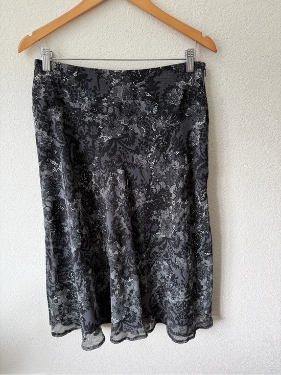 East 5th Dresses & Skirts - East 5th Black & Gray Floral A-Line Skirt sold at JcPenny